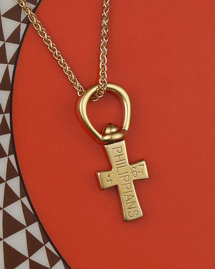 The Faye Swivel Cross - Philippians 4:6-7