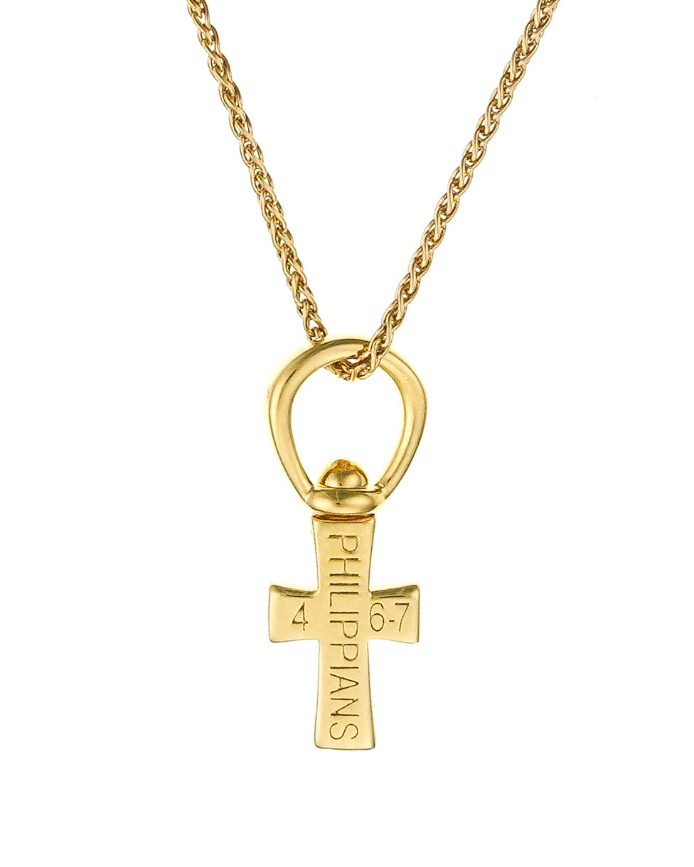 The Faye Swivel Cross - Philippians 4:6-7
